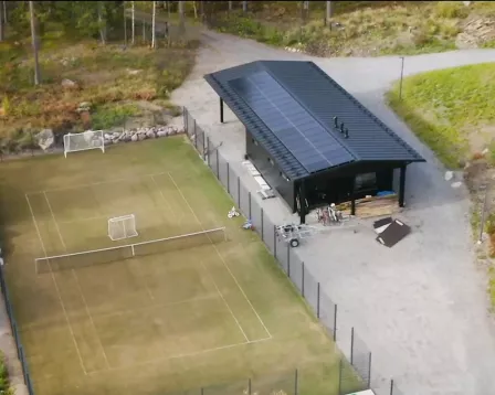 Residential Solar Installation Finland Baeckstroem