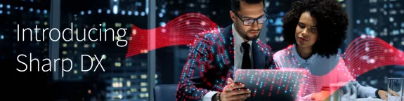 sharp dx launch hero image digital transformation experts