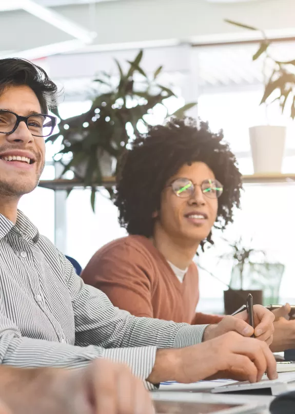 IT staff working 